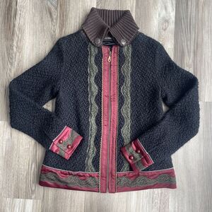Hazel Black Cardigan Sweater